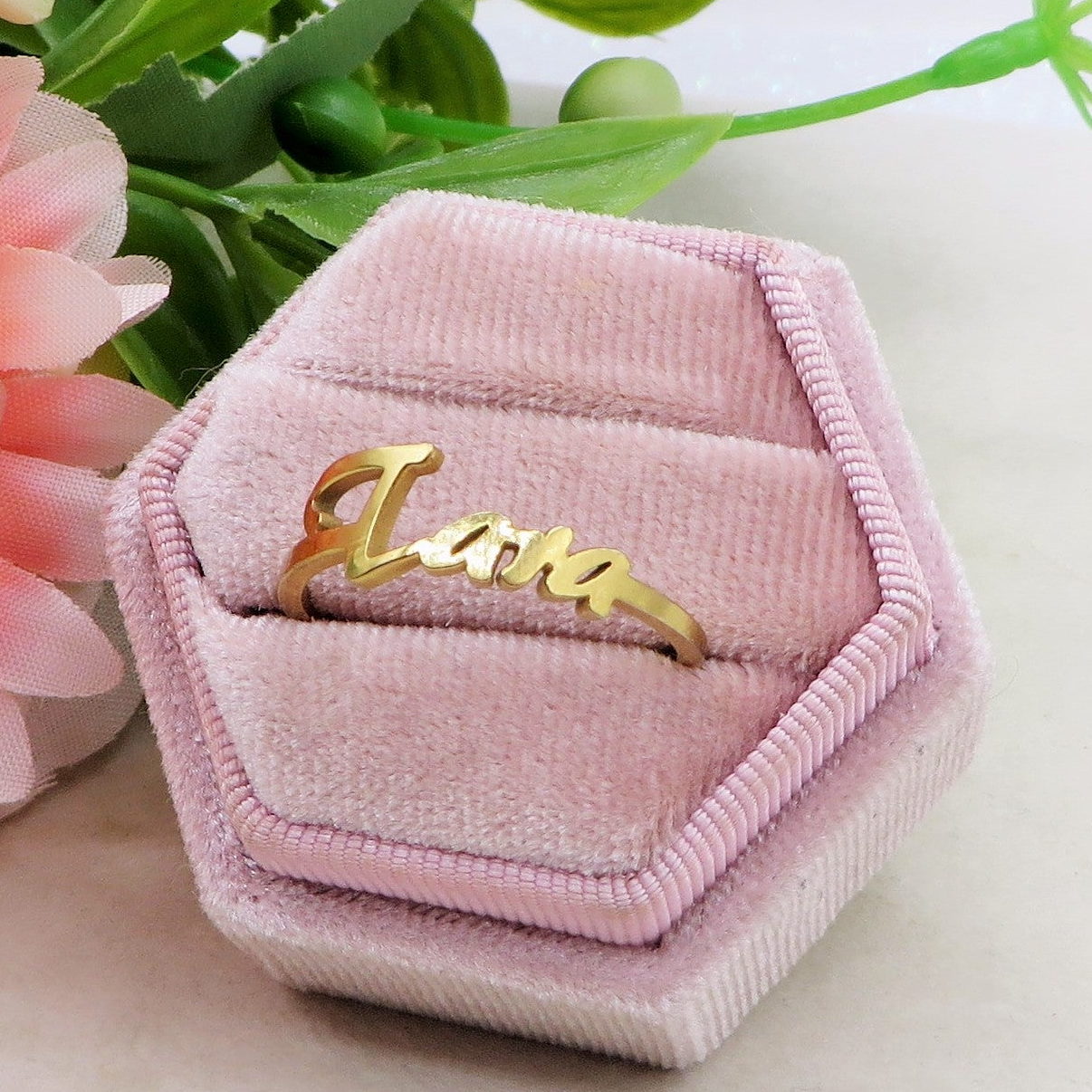 Anello Nome PERSONALIZZATO ❤️ ACCIAIO INOSSIDABILE regolabile