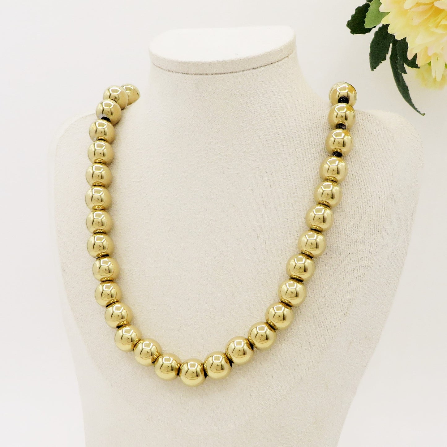 JOSIE Collana PALLINI XL ~ Collana UNISEX in ACCIAIO INOSSIDABILE