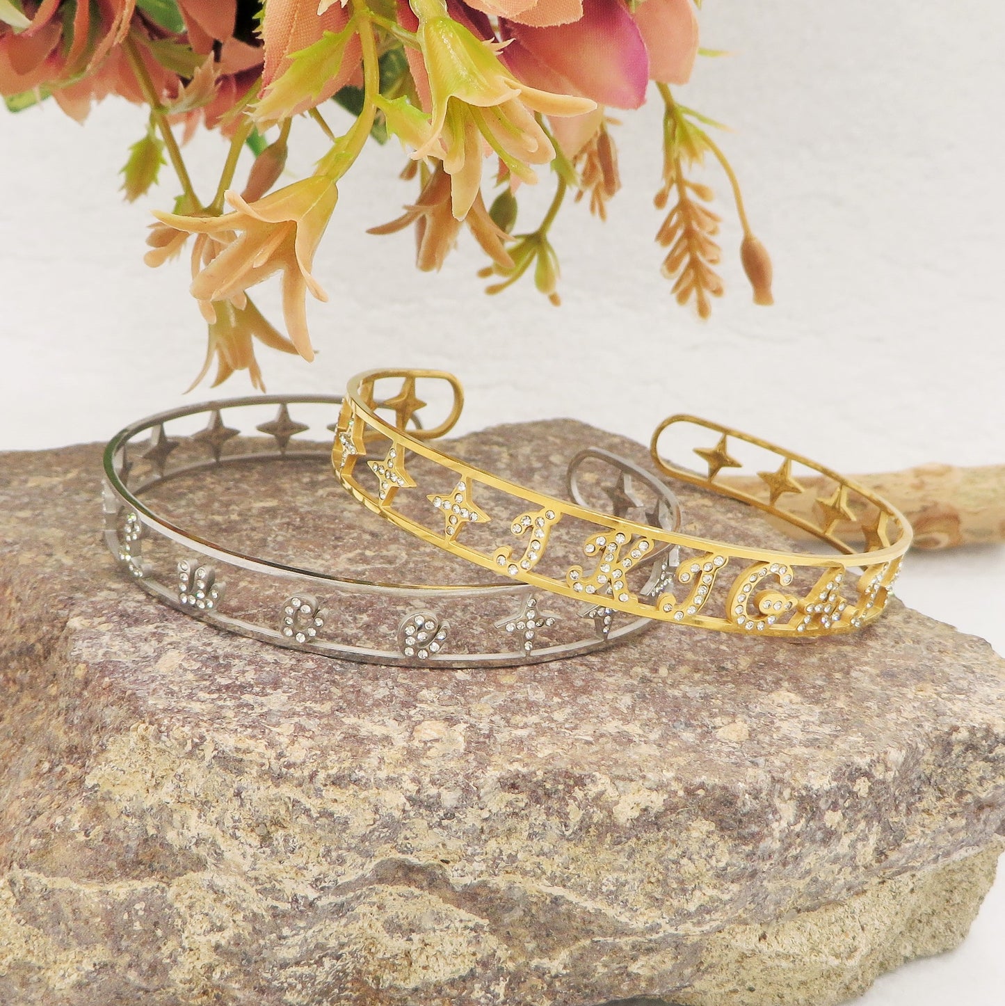 Bracciale BRILLIANT - NOME PERSONALIZZATO in Acciaio Inossidabile