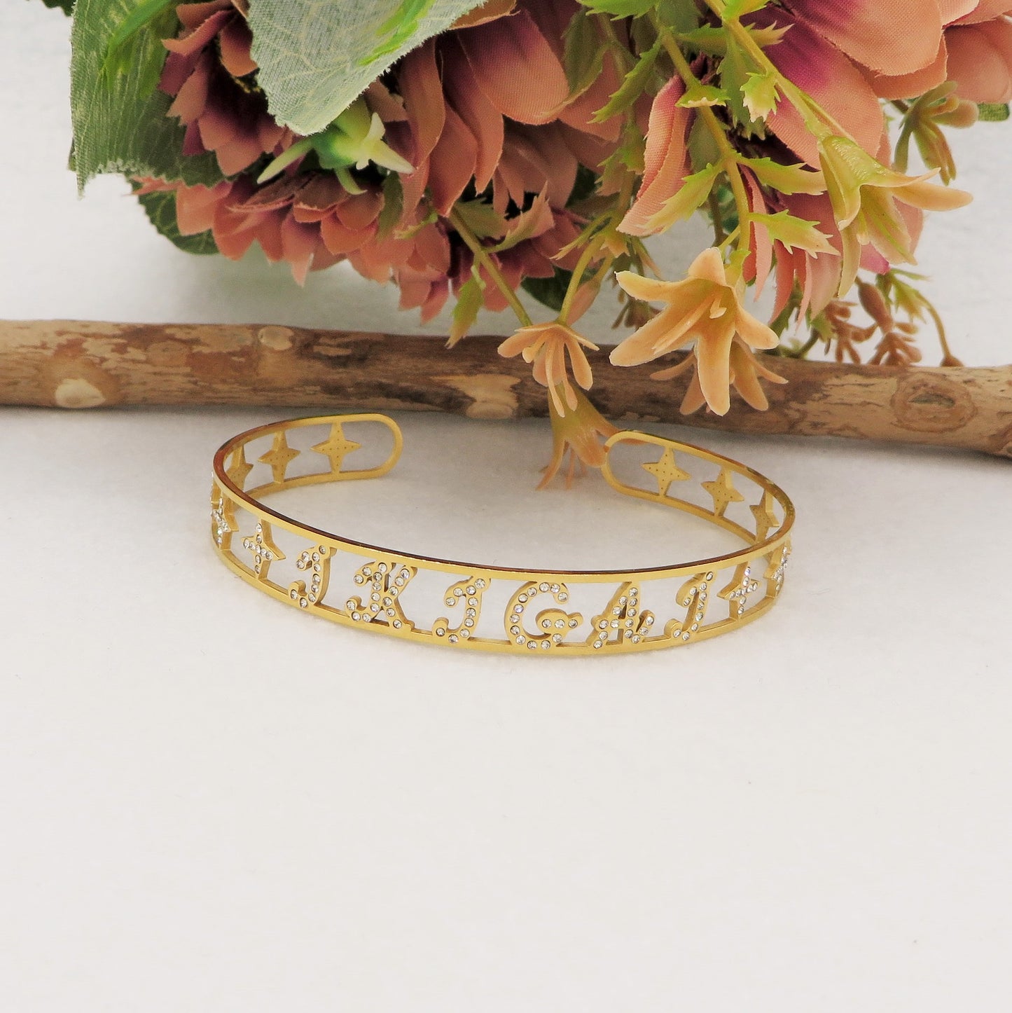 Bracciale BRILLIANT - NOME PERSONALIZZATO in Acciaio Inossidabile