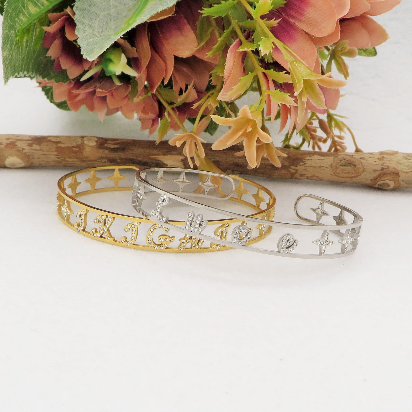 Bracciale BRILLIANT - NOME PERSONALIZZATO in Acciaio Inossidabile