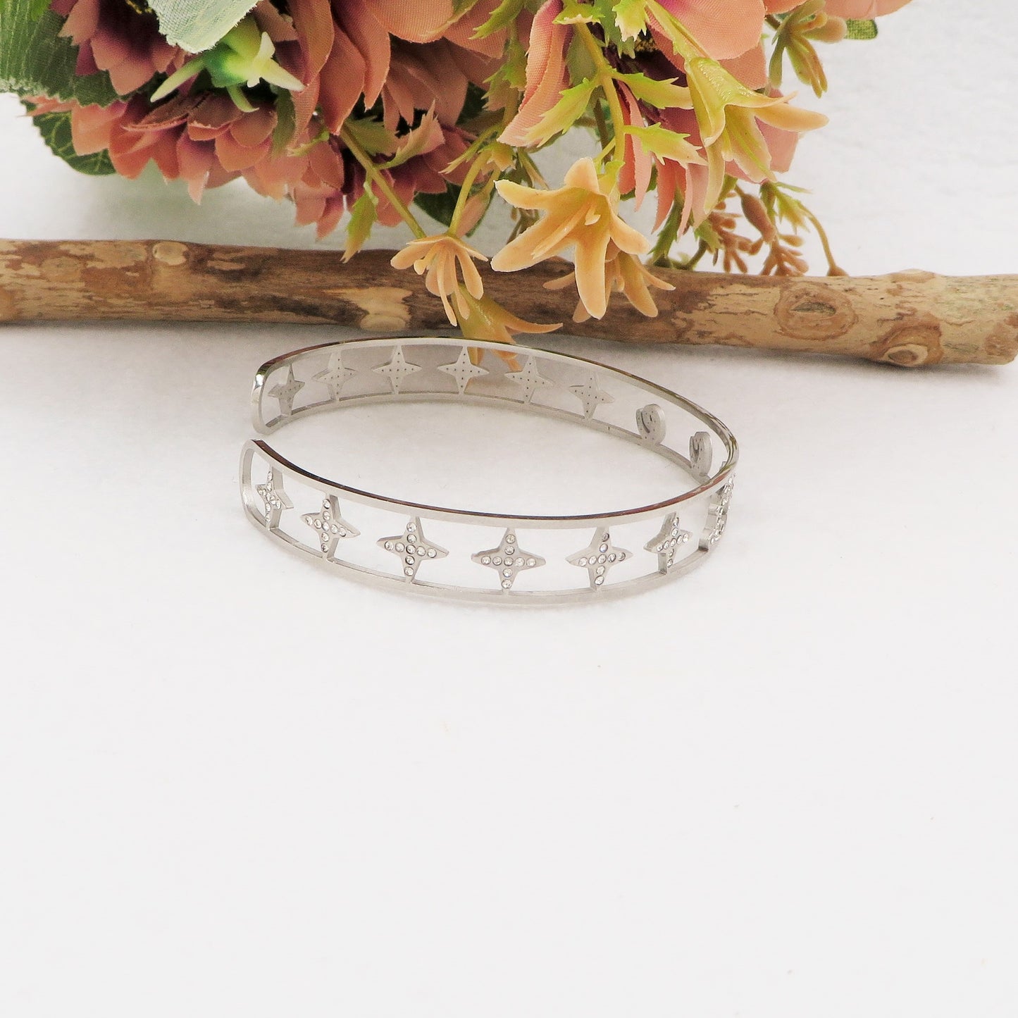 Bracciale BRILLIANT - NOME PERSONALIZZATO in Acciaio Inossidabile
