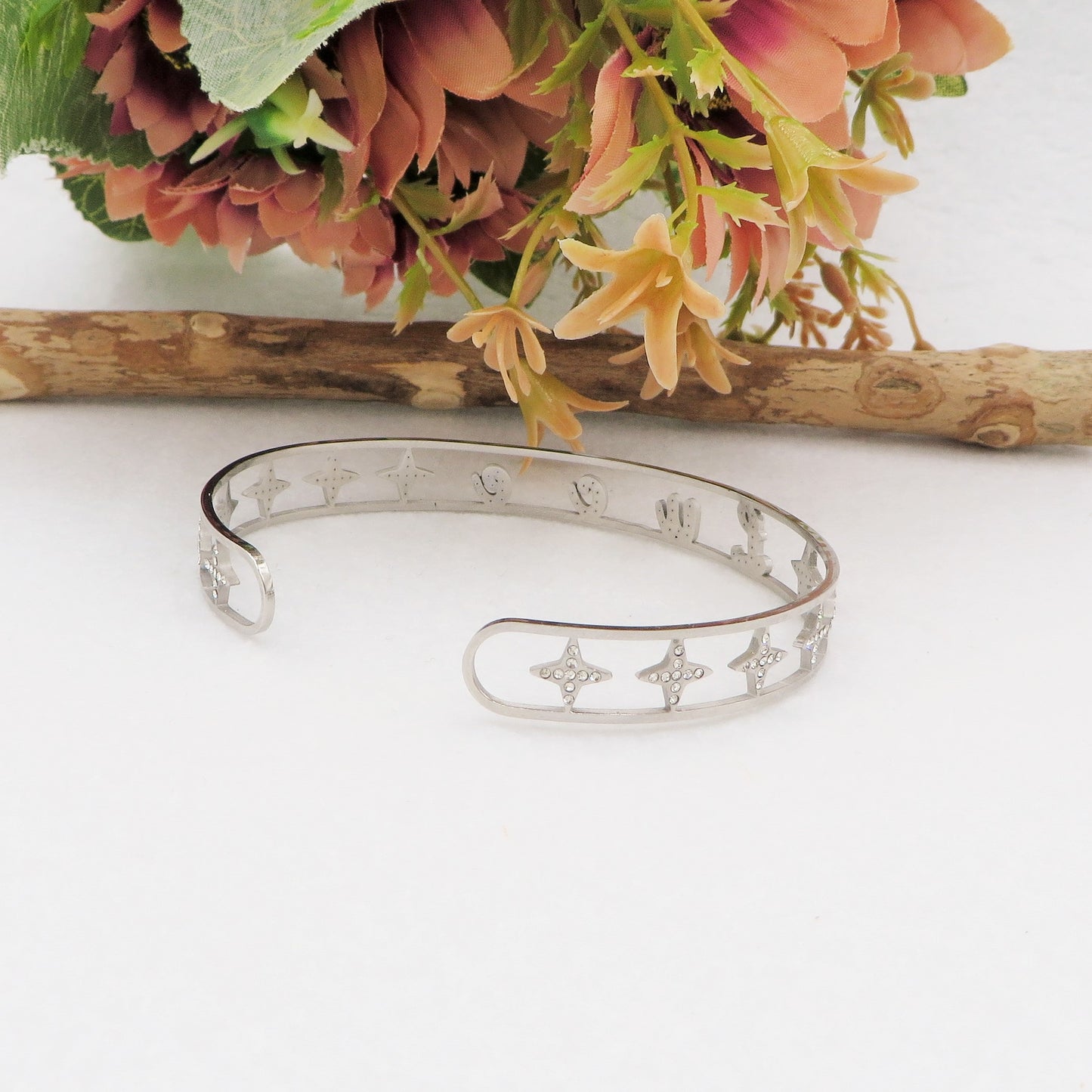Bracciale BRILLIANT - NOME PERSONALIZZATO in Acciaio Inossidabile