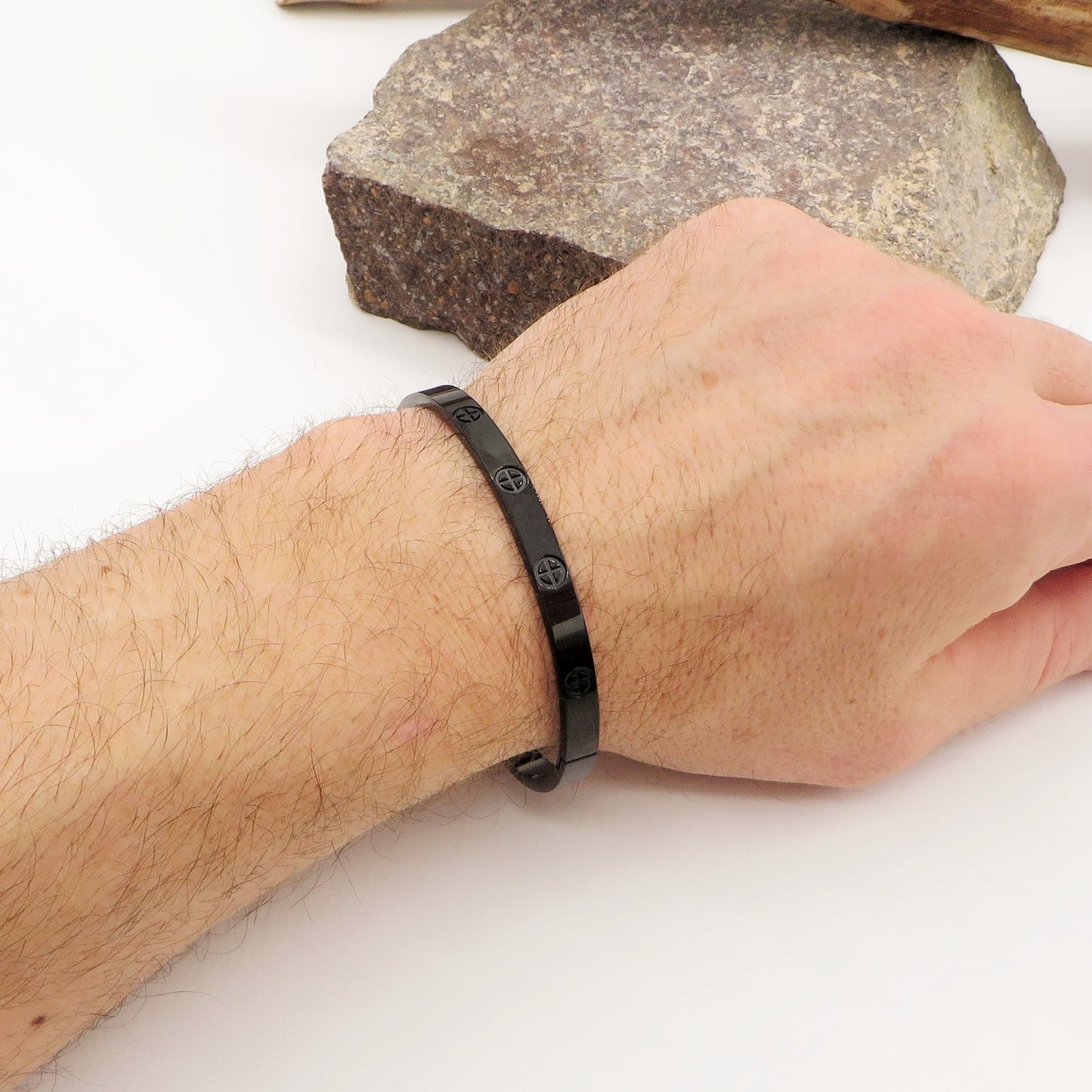 FLORENCE SET UOMO ~ Acciaio inossidabile Collana + bracciale