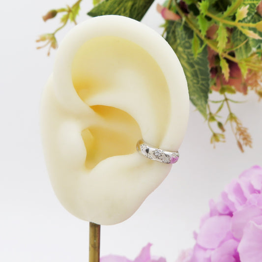 VEGA Earcuff ~ ARGENTO 925 - Earcuff stelle con cubic zirconia