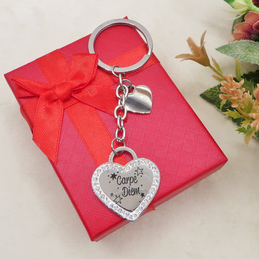 PORTACHIAVI " CARPE DIEM " - Portachiavi in acciaio inossidabile