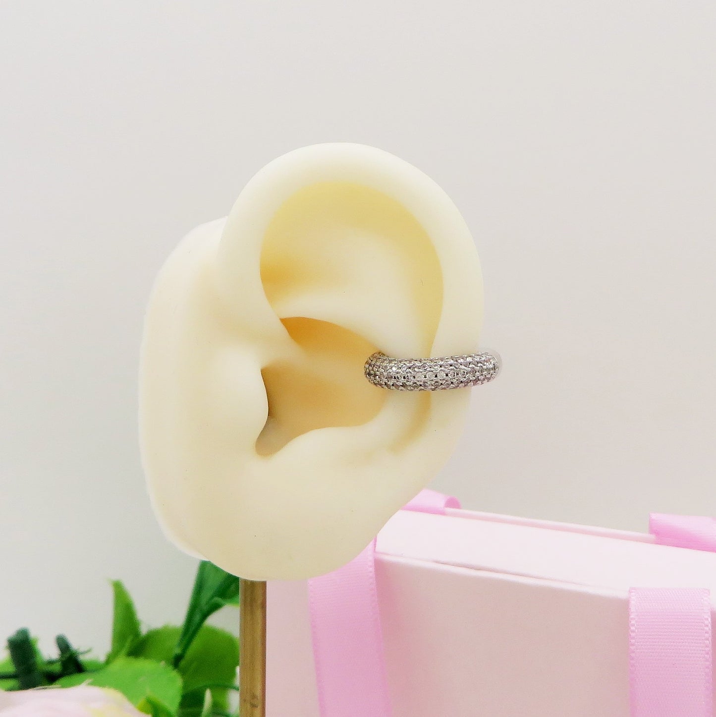 SERENITY Earcuff ZIRCONATO in ARGENTO 925 - Earcuff con cubic zirconia
