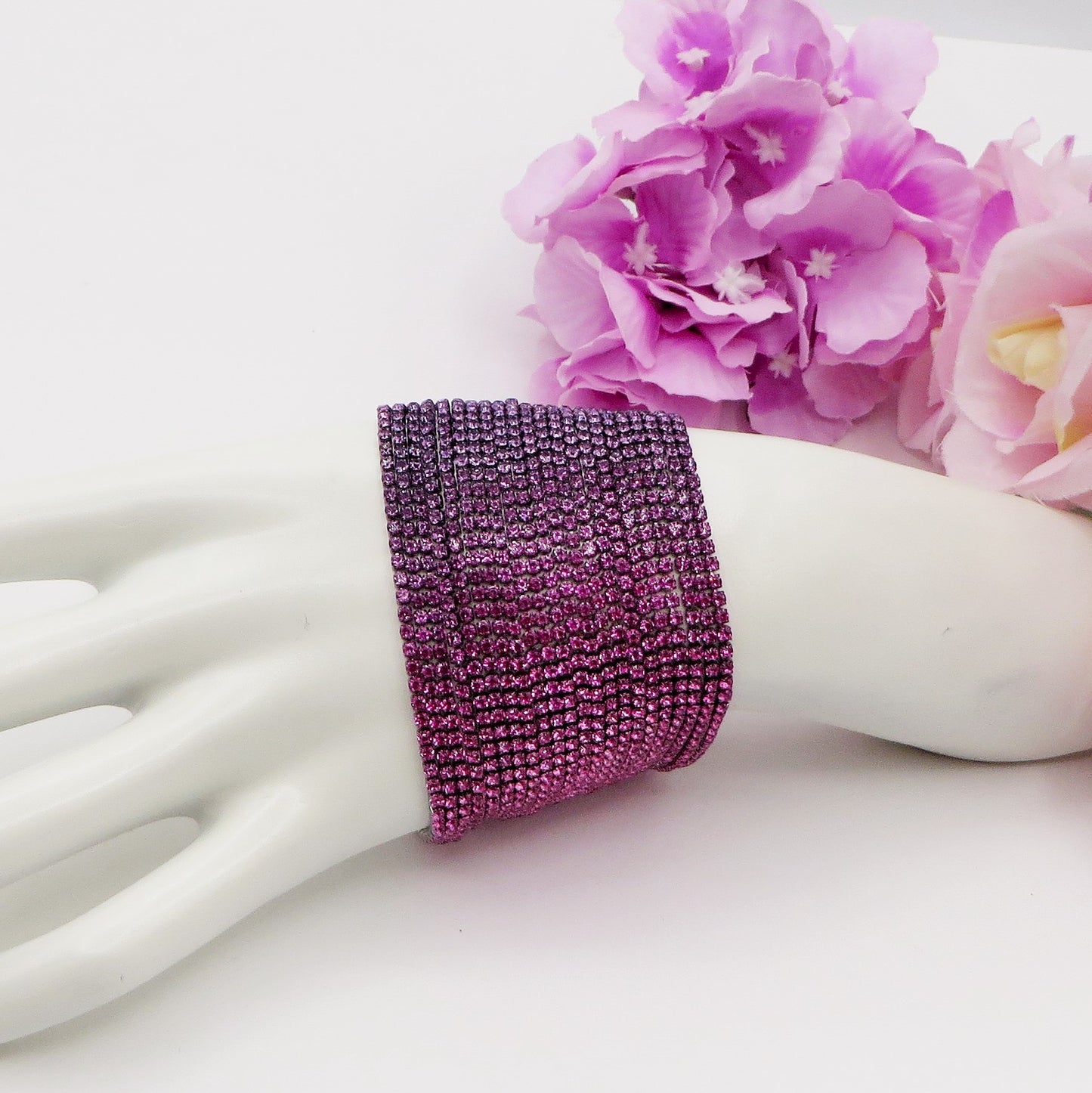 PRECIOUS - Bracciale Tennis 22 fili in Cubic Zirconia degrade'