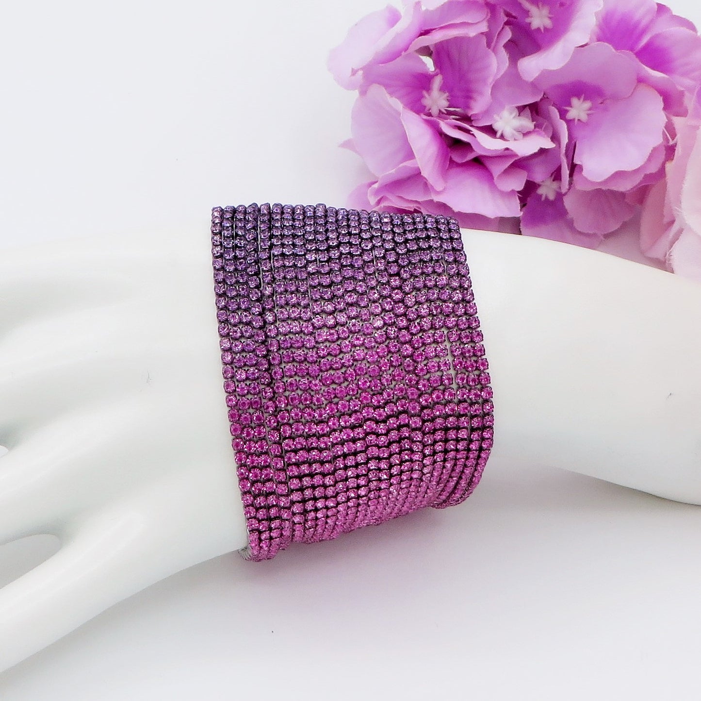 PRECIOUS - Bracciale Tennis 22 fili in Cubic Zirconia degrade'