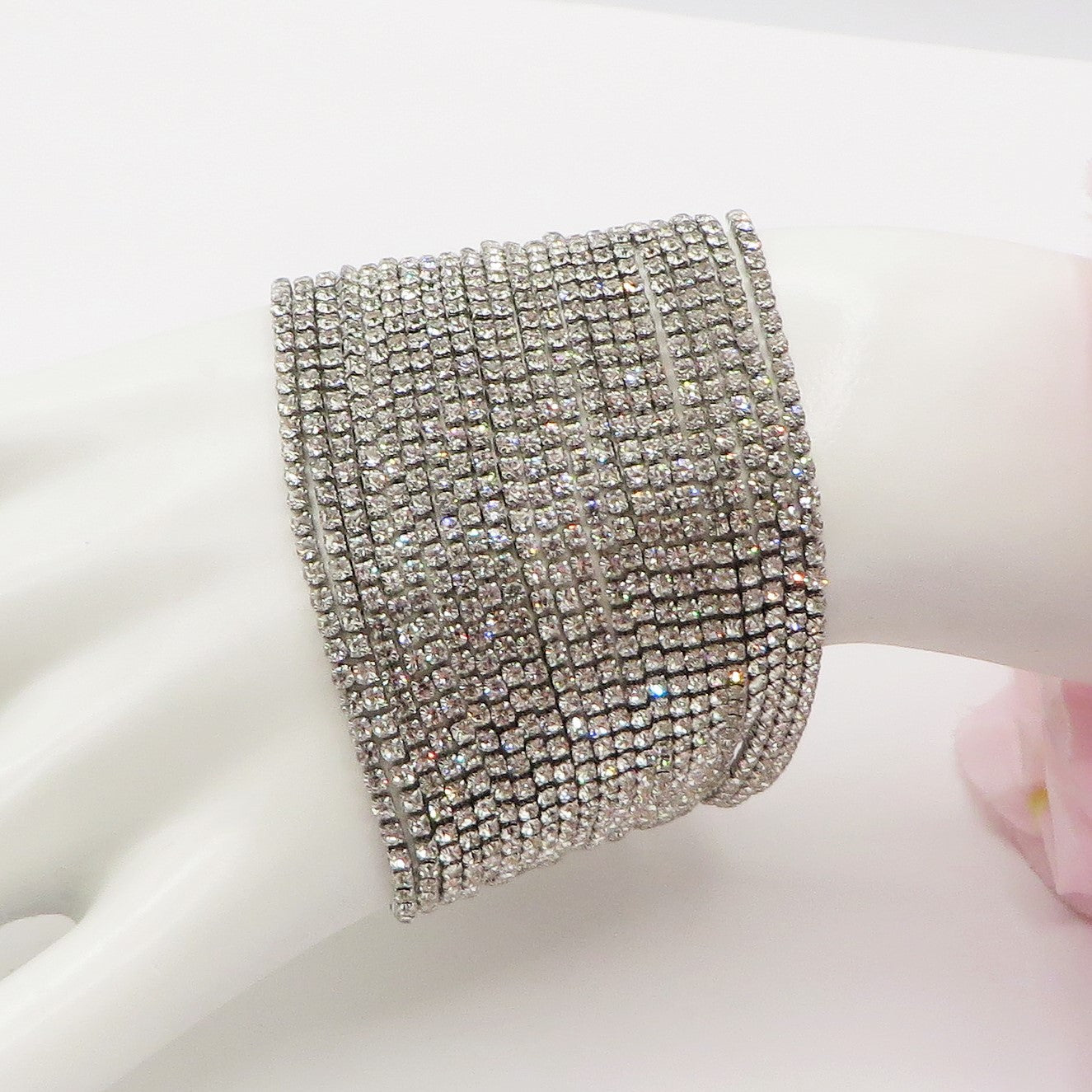 PRECIOUS - Bracciale Tennis 22 fili in Cubic Zirconia degrade'