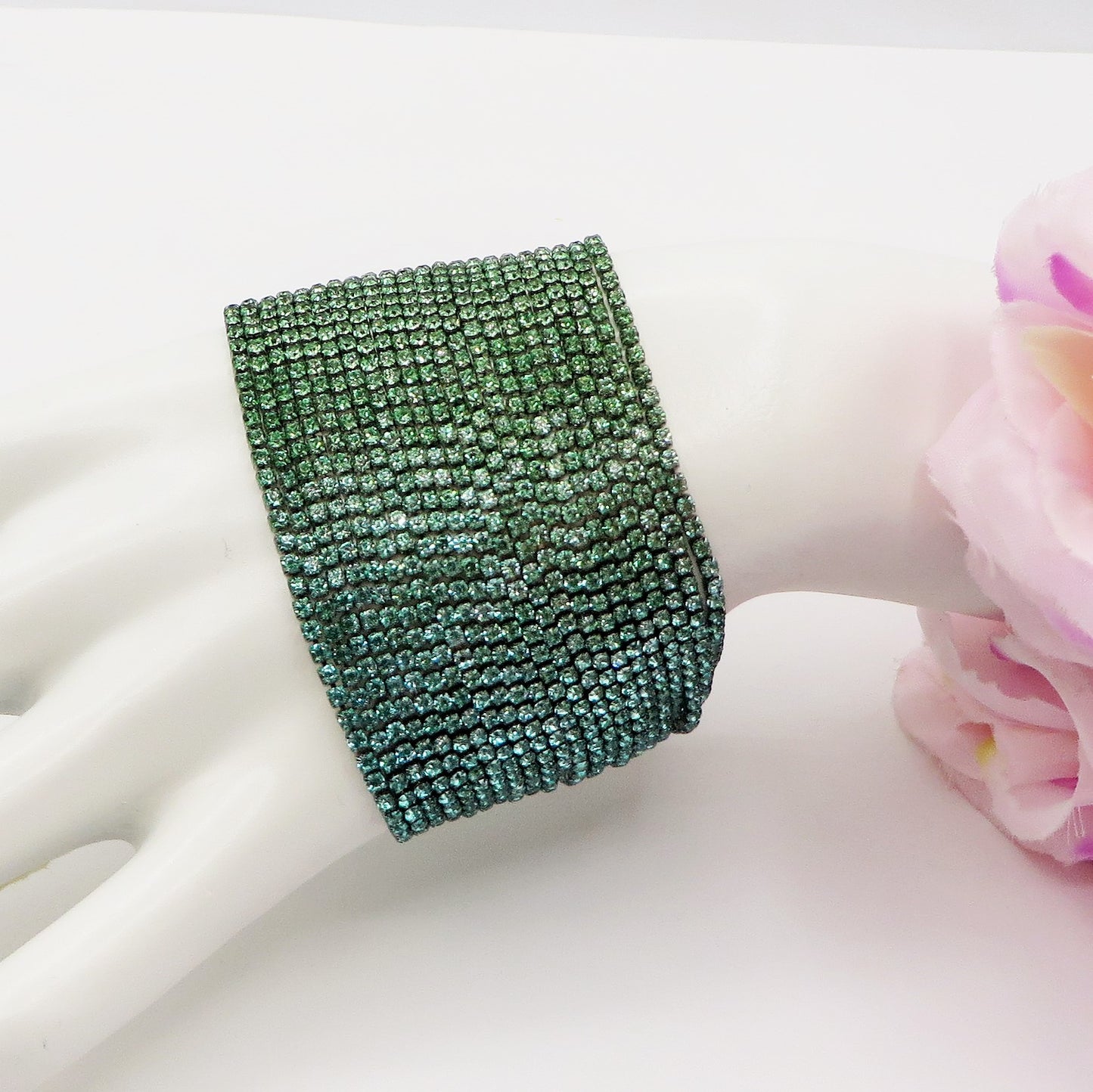 PRECIOUS - Bracciale Tennis 22 fili in Cubic Zirconia degrade'