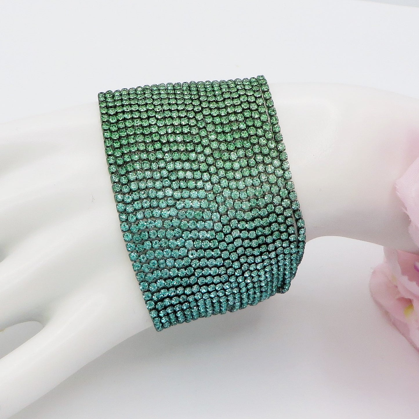 PRECIOUS - Bracciale Tennis 22 fili in Cubic Zirconia degrade'