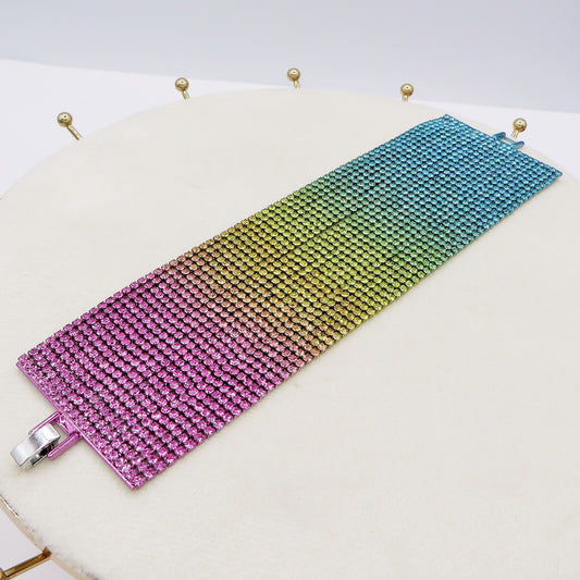 PRECIOUS - Bracciale Tennis 22 fili in Cubic Zirconia degrade'