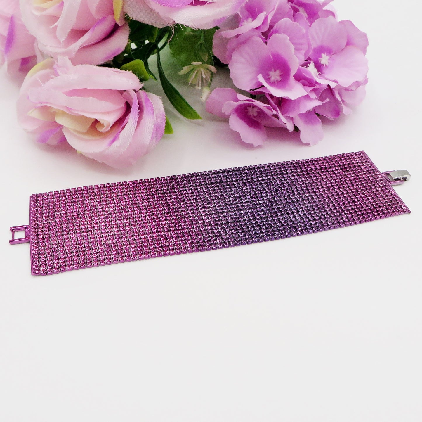 PRECIOUS - Bracciale Tennis 22 fili in Cubic Zirconia degrade'