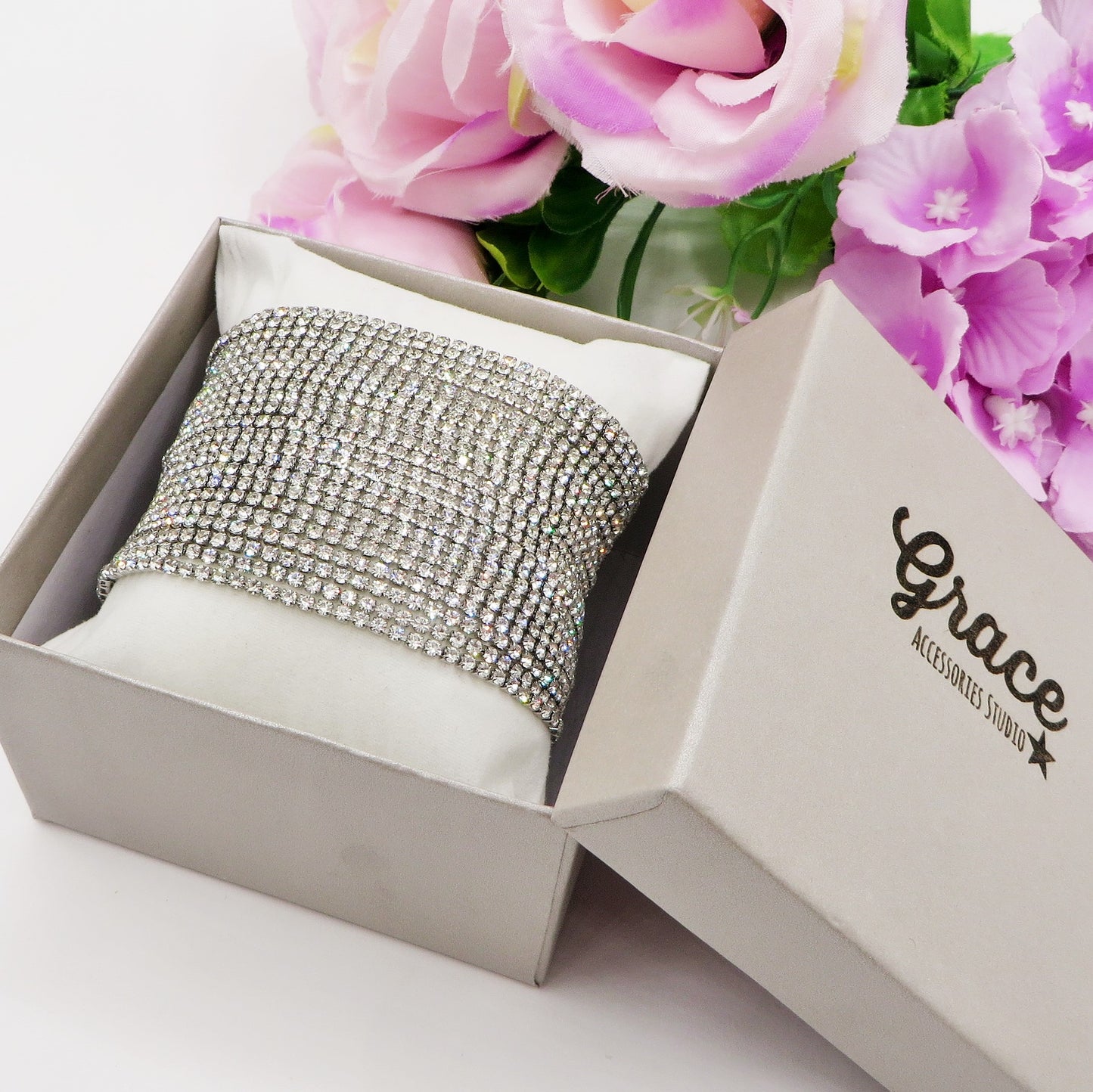 PRECIOUS - Bracciale Tennis 22 fili in Cubic Zirconia degrade'