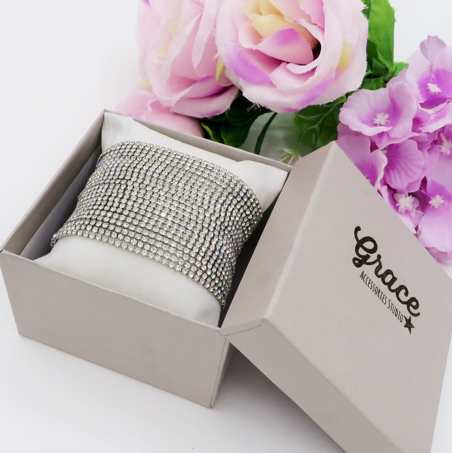 PRECIOUS - Bracciale Tennis 22 fili in Cubic Zirconia degrade'