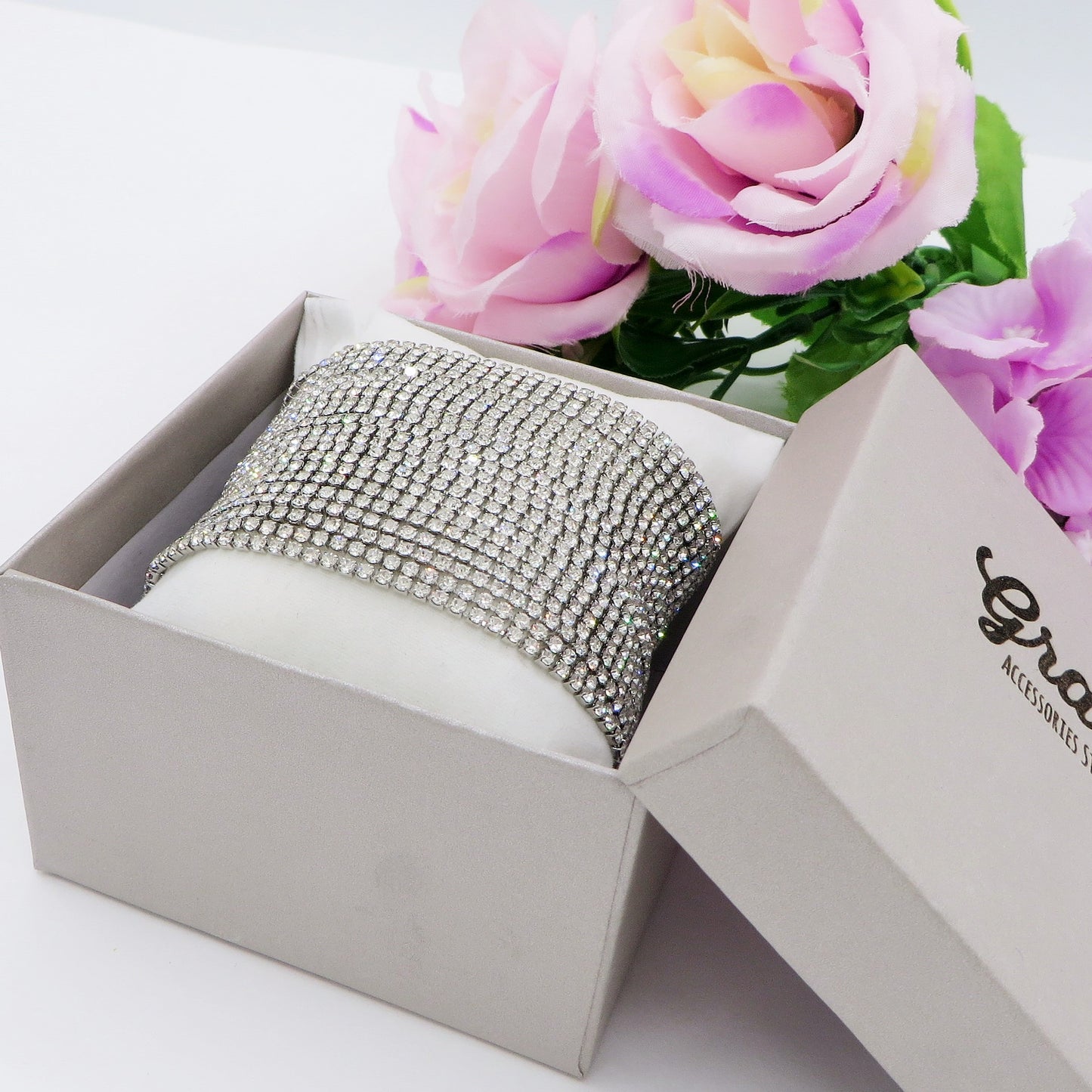 PRECIOUS - Bracciale Tennis 22 fili in Cubic Zirconia degrade'