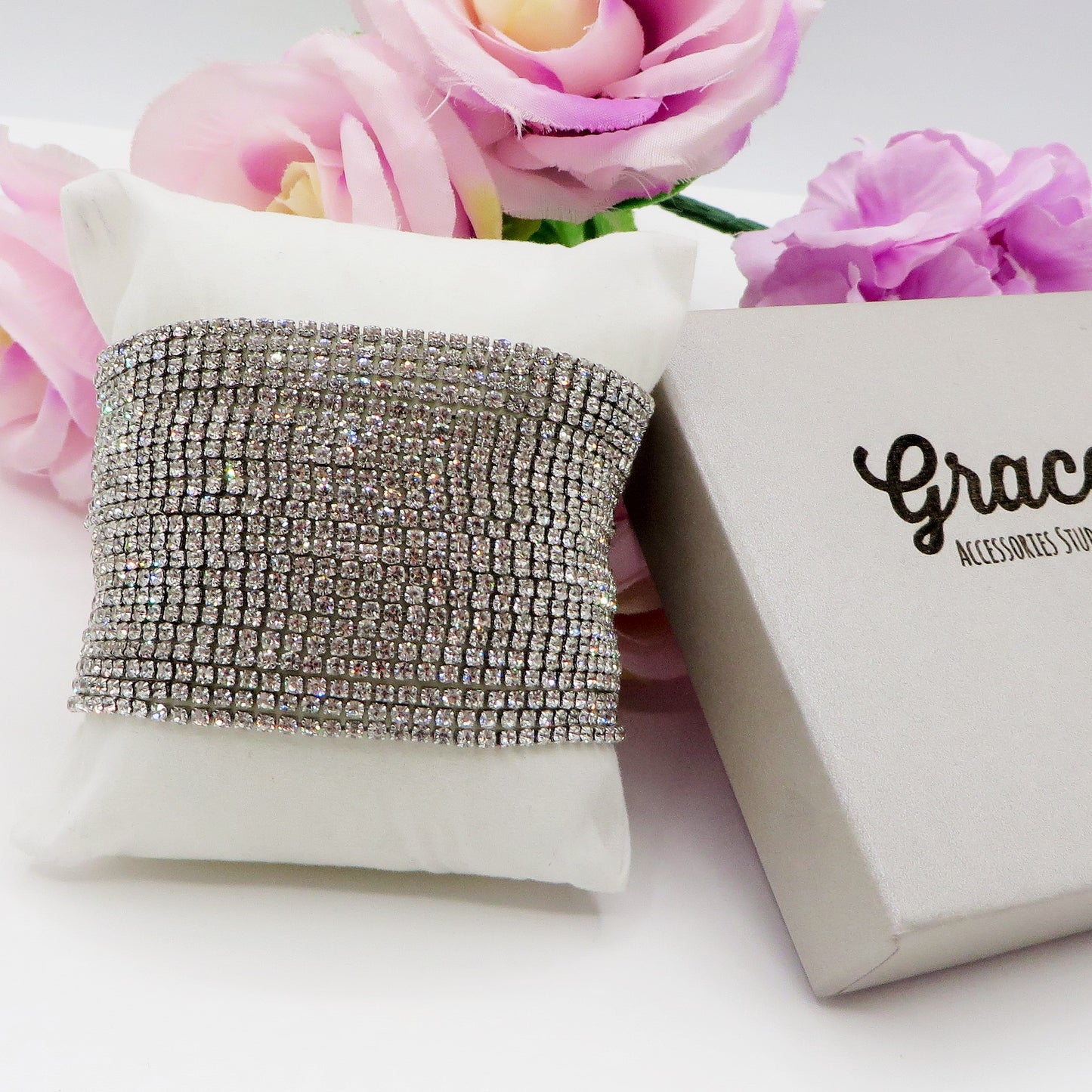 PRECIOUS - Bracciale Tennis 22 fili in Cubic Zirconia degrade'