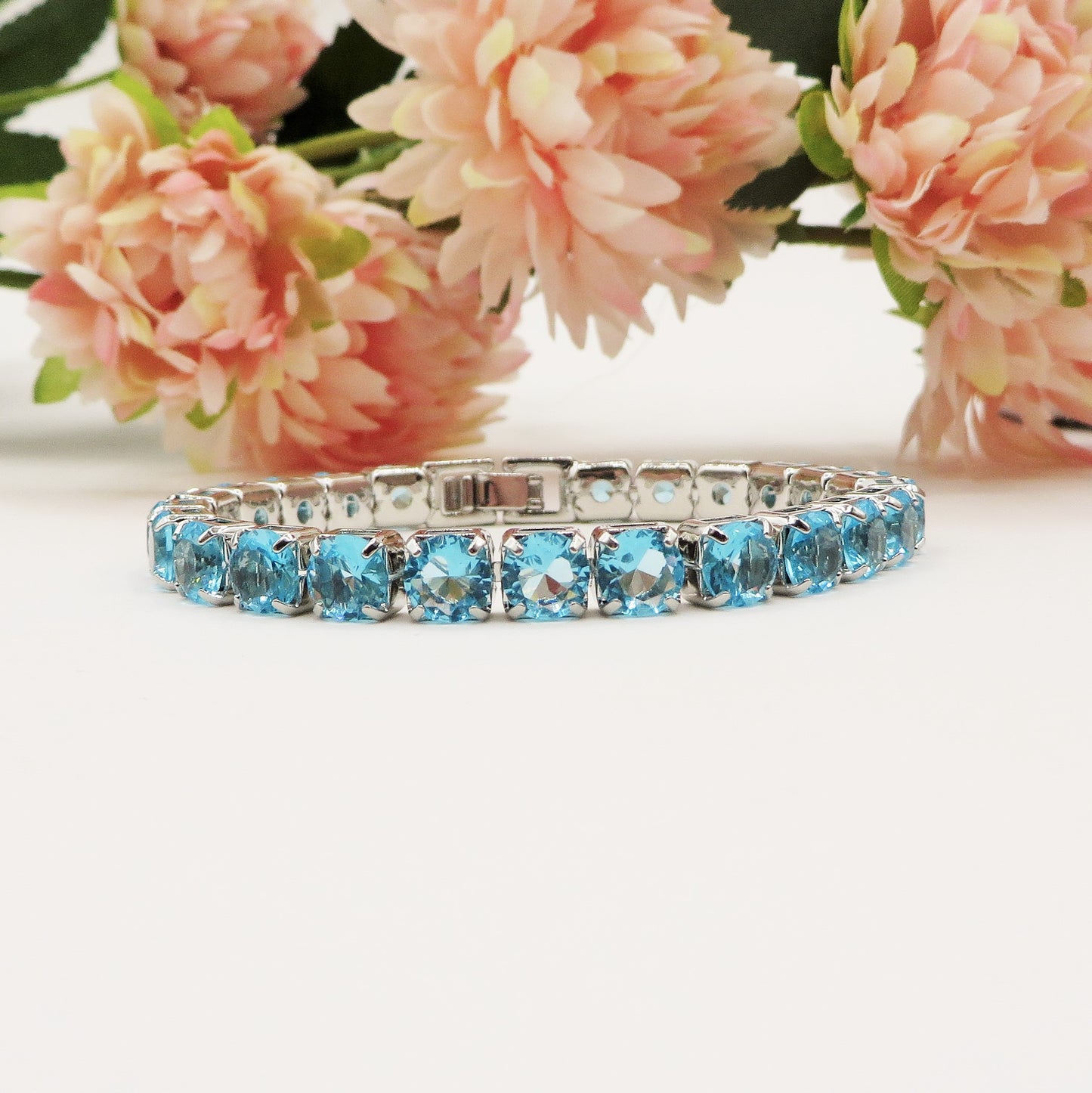 Melanie ~Rainbow-Bracciale tennis in Cubic Zirconia