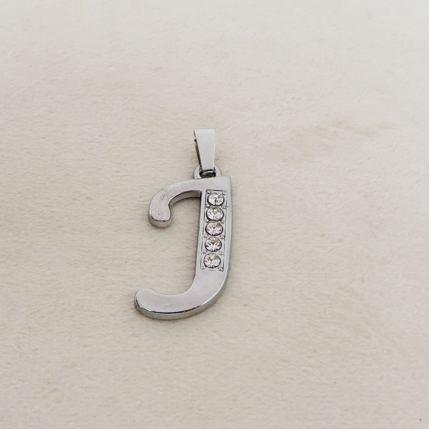 ENGLISH LUXURY INITIAL ~ Collana UNISEX maxi iniziale XL zirconata corsiva + catena diamantata o veneziana