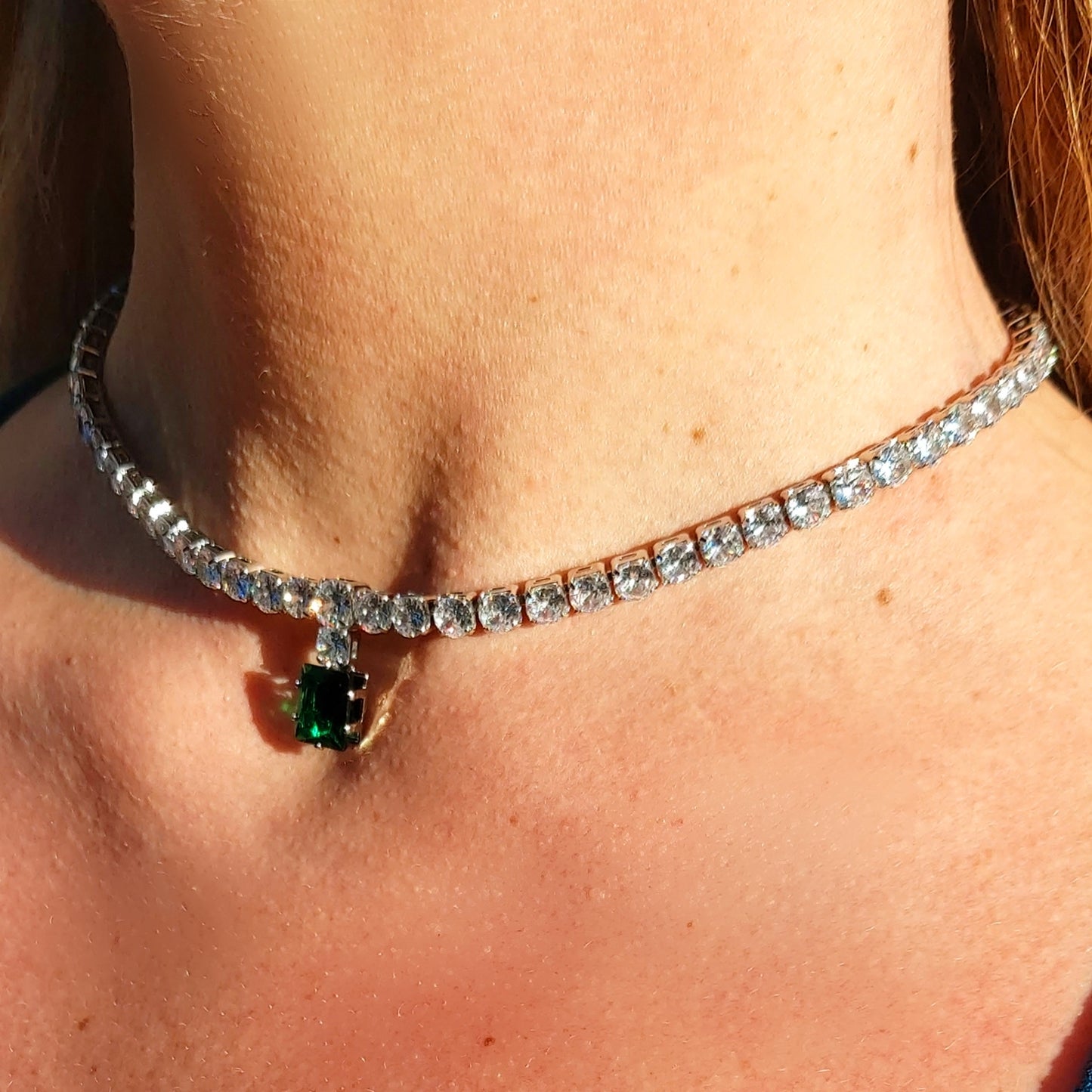 CHRISTY LUXE - Collier con Cubic Zirconia e pendente