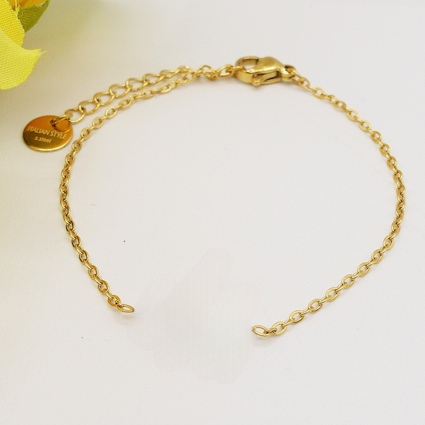 ANGEL Bracciale - ACCIAIO INOSSIDABILE- Bracciale con CUORE con ali in cubic zirconia