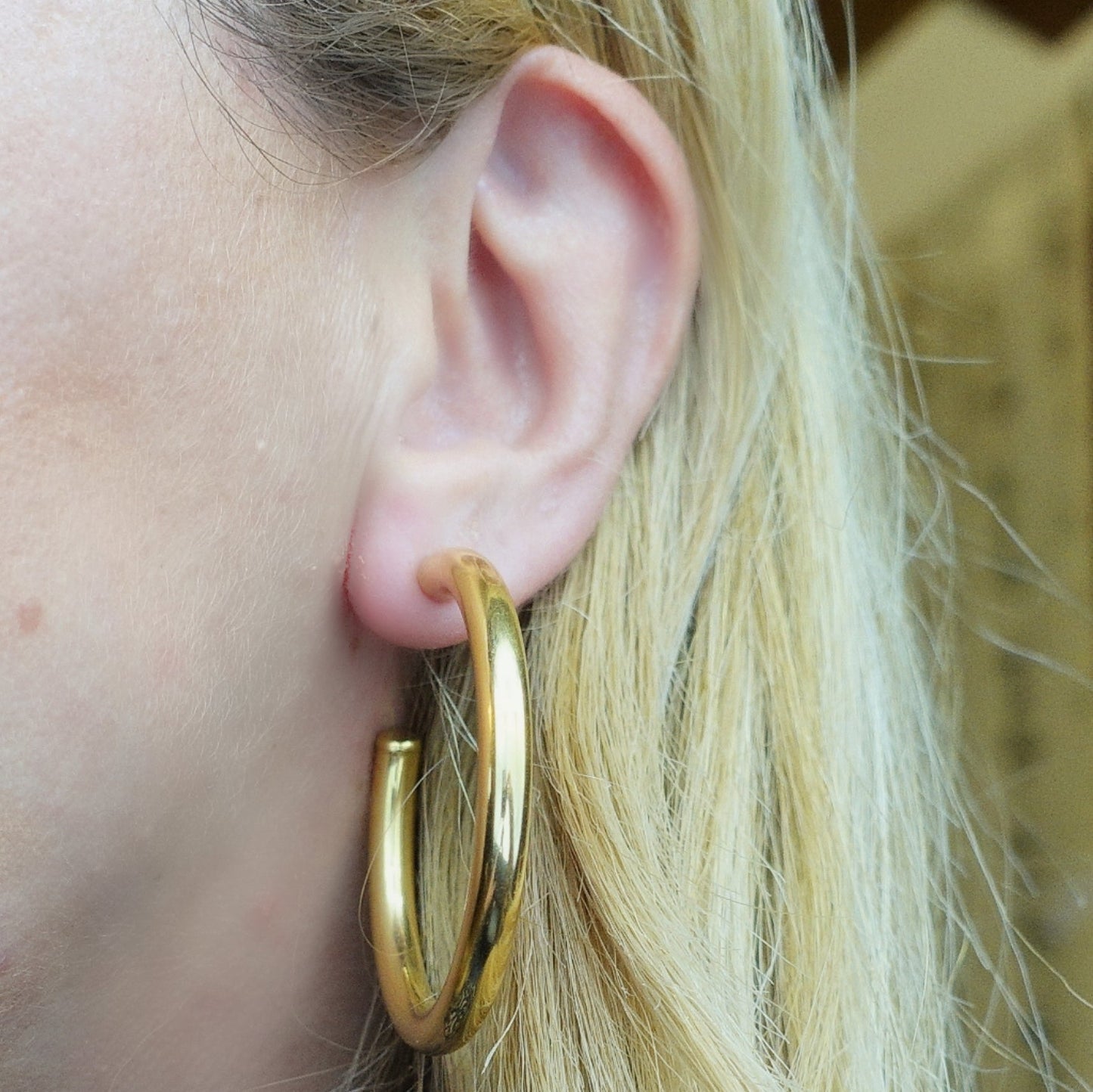 DAKOTA - ACCIAIO INOSSIDABILE - orecchini big hoops a cerchio