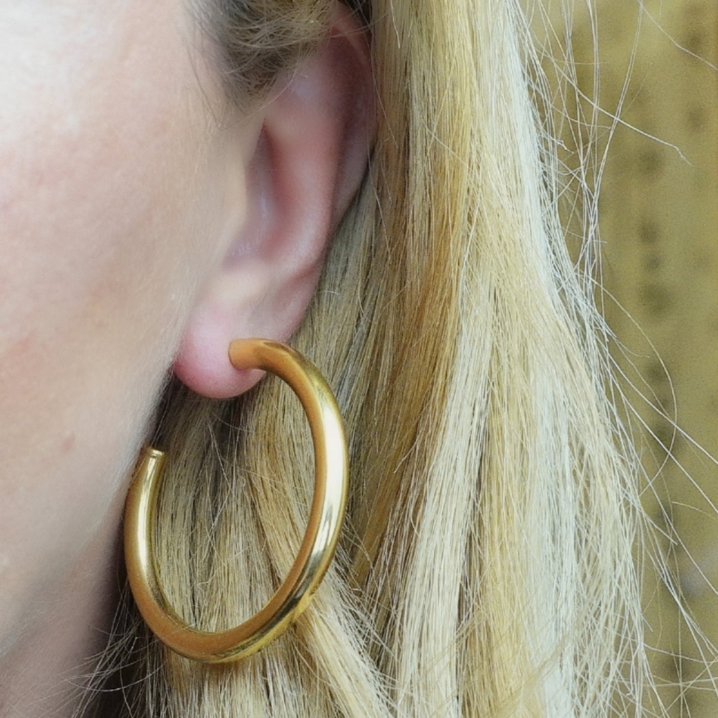 DAKOTA - ACCIAIO INOSSIDABILE - orecchini big hoops a cerchio