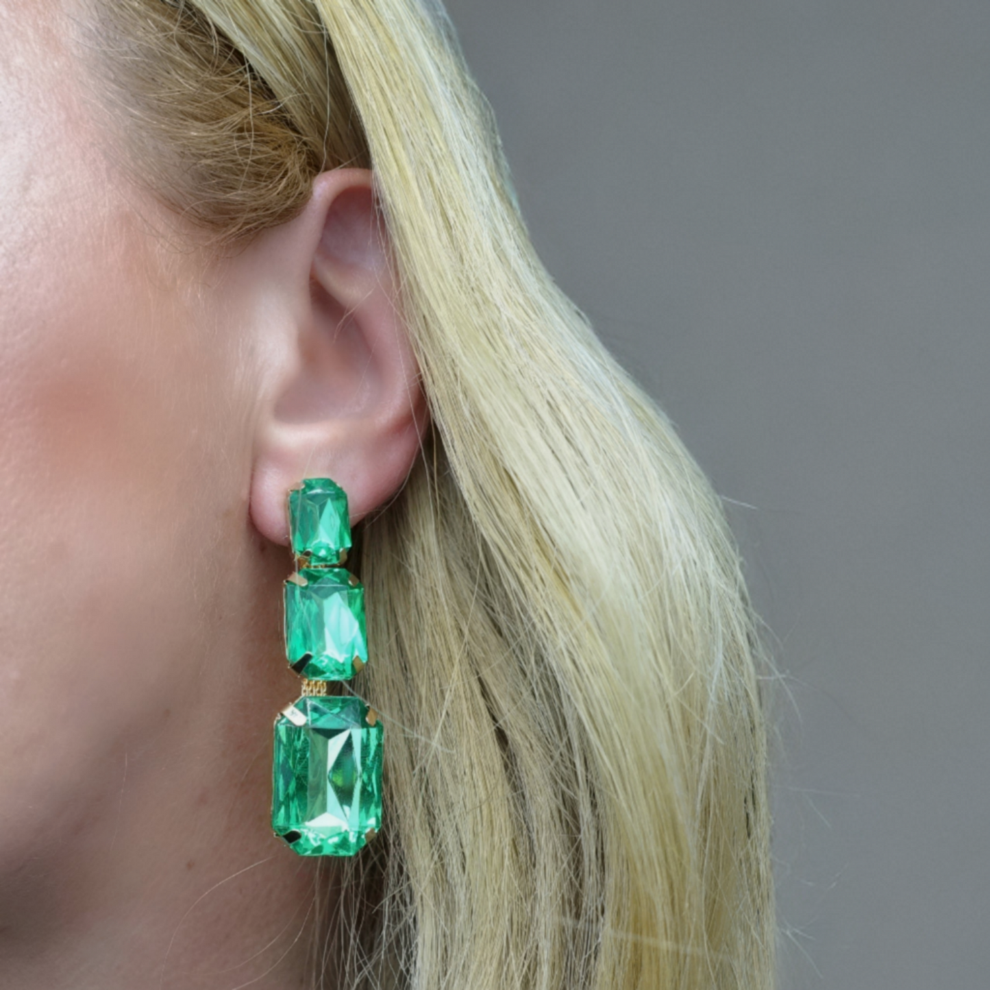 MARGOT Degrade' - Paio Orecchini pendenti con pietre sfaccettate