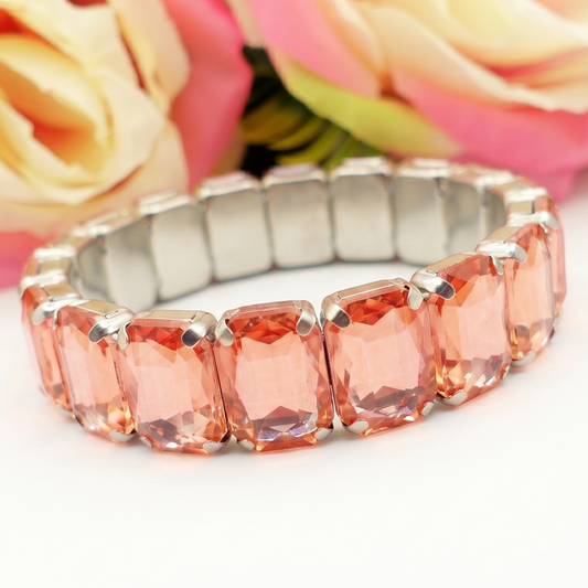 MARGOT - Bracciale Elasticizzato con pietre sfaccettate