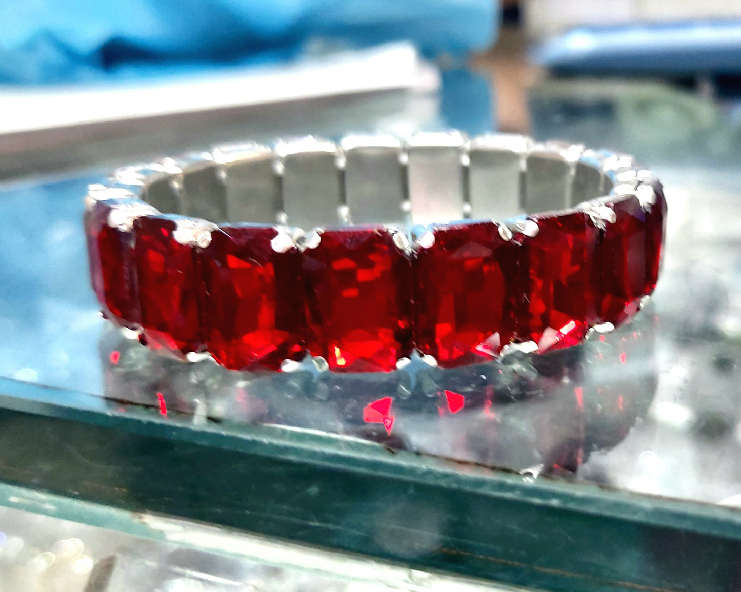 MARGOT SMALL -Bracciale Elasticizzato con pietre sfaccettate - LUCE COLLECTION