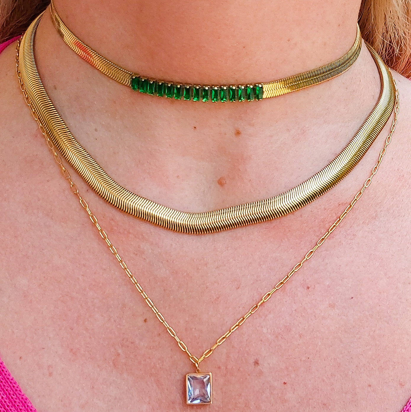 XENA ~ Collana Snake supersoft in ACCIAIO INOSSIDABILE