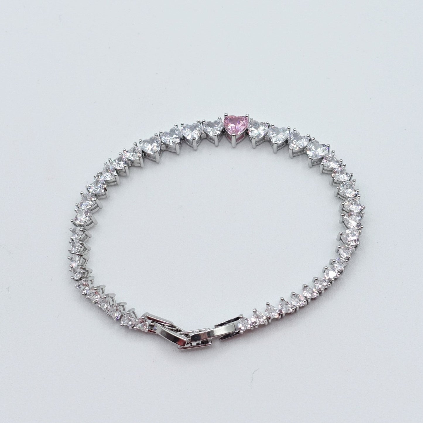 CHERIE - THE PINK DREAM BOX - SET abbinato Collier cubic zirconia forma di cuore