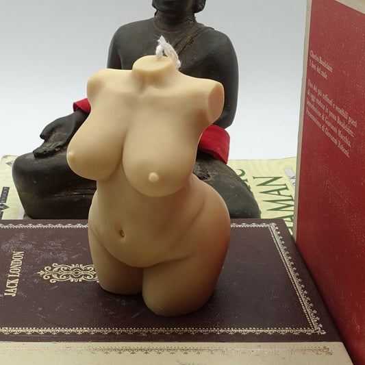 Esther~ CANDELA ARTISTICA PROFUMATA IN CERA DI SOIA- artigianale