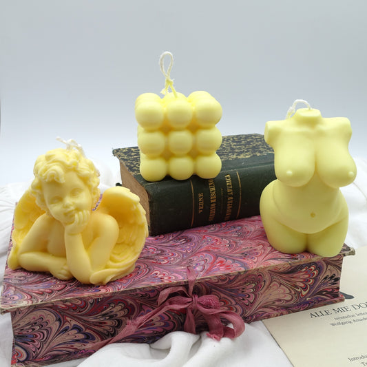 Set of 3 ~ Scented Soy Wax candles three pcs