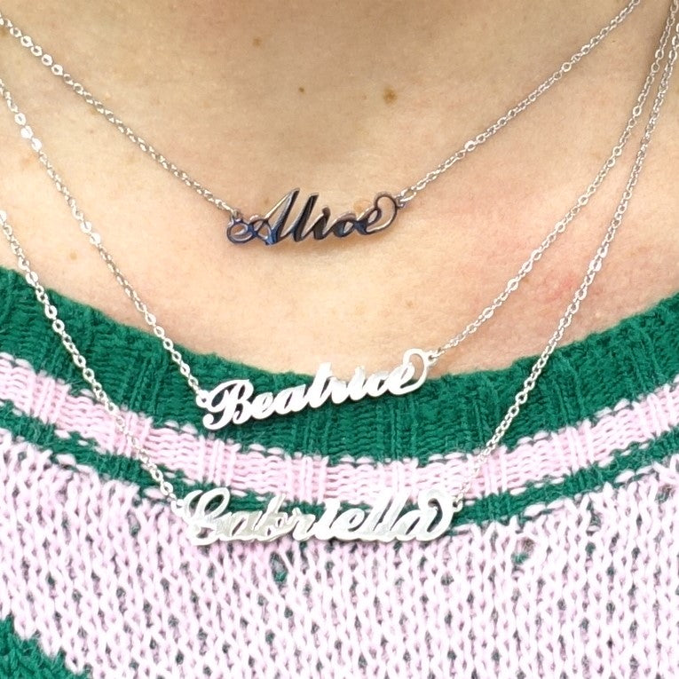 Collana "my name" Acciaio inossidabile