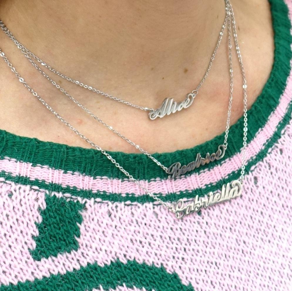 Collana "my name" Acciaio inossidabile