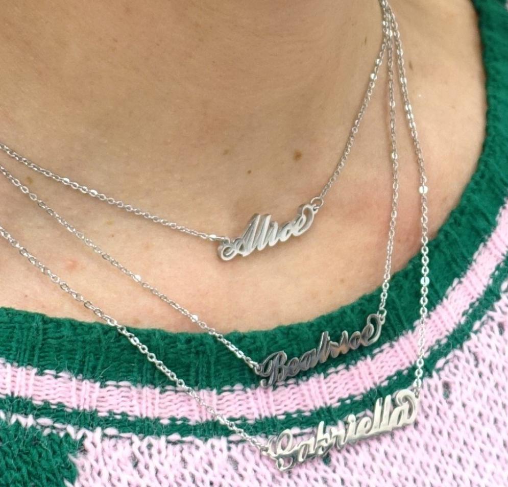 Collana "my name" Acciaio inossidabile
