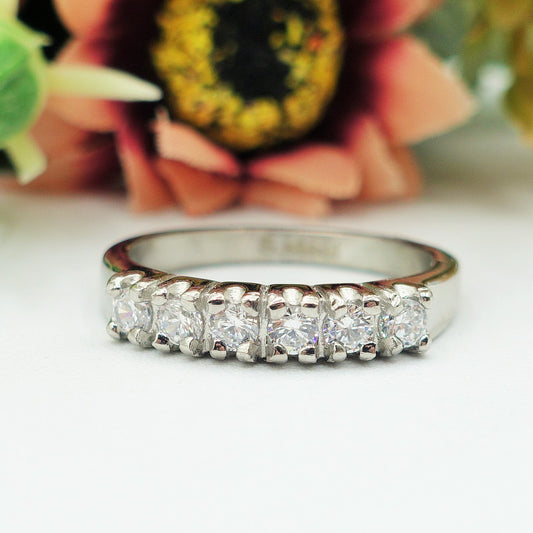 VERETTA - ACCIAIO INOSSIDABILE ~ Anello con cubic zirconia alta qualità