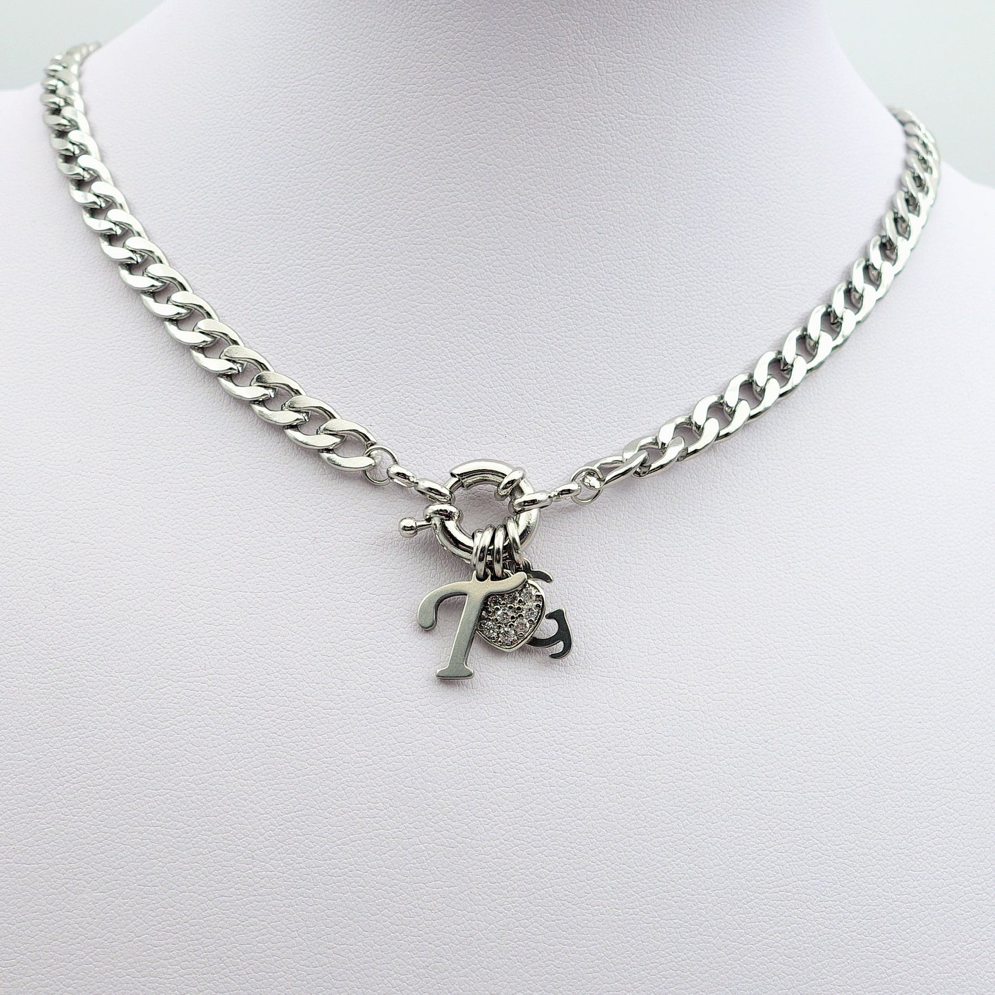 MY INITIALS ~ Collana Personalizzata Con le tue iniziali in Acciaio Inossidabile