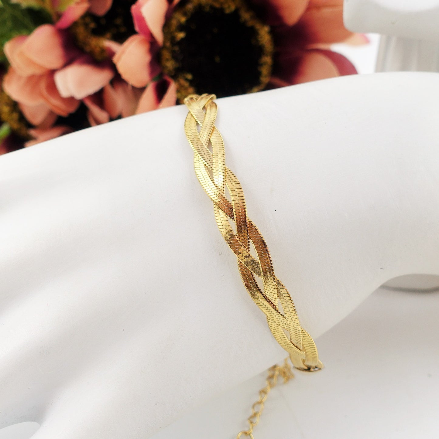 ELEONOR BRAID Bracciale - ACCIAIO inossidabile - Bracciale snake intrecciato