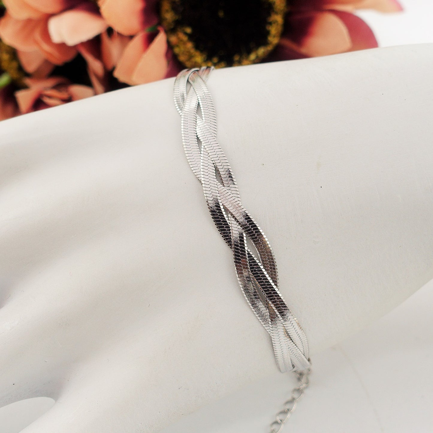 ELEONOR BRAID Bracciale - ACCIAIO inossidabile - Bracciale snake intrecciato