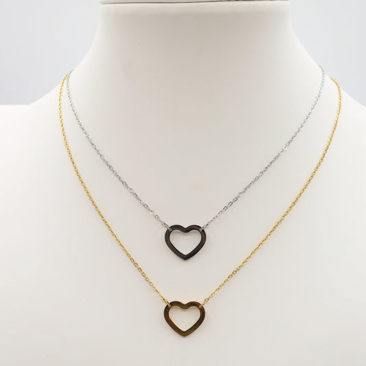 JOLIE - Collana cuore in acciaio inossidabile