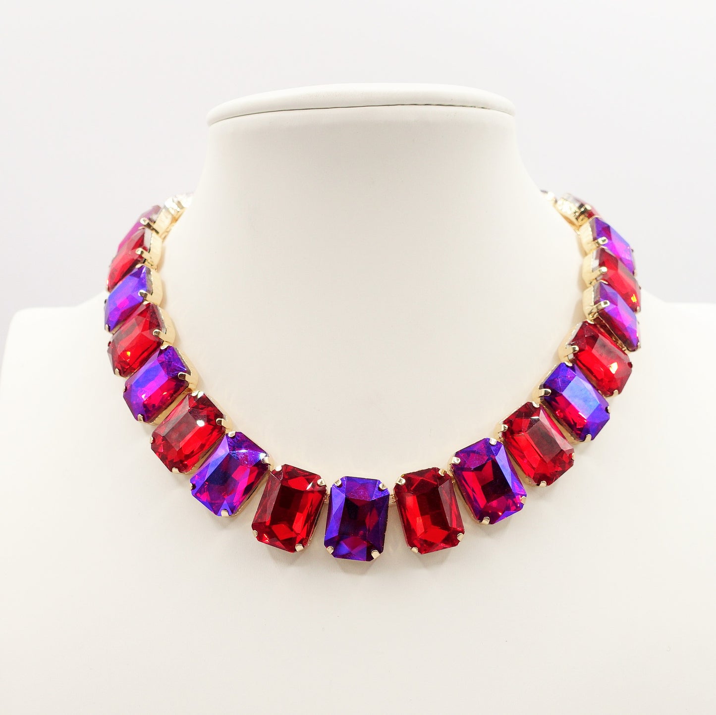 MARGOT LUXE SET - Collier ,Bracciale e Orecchini con pietre sfaccettate