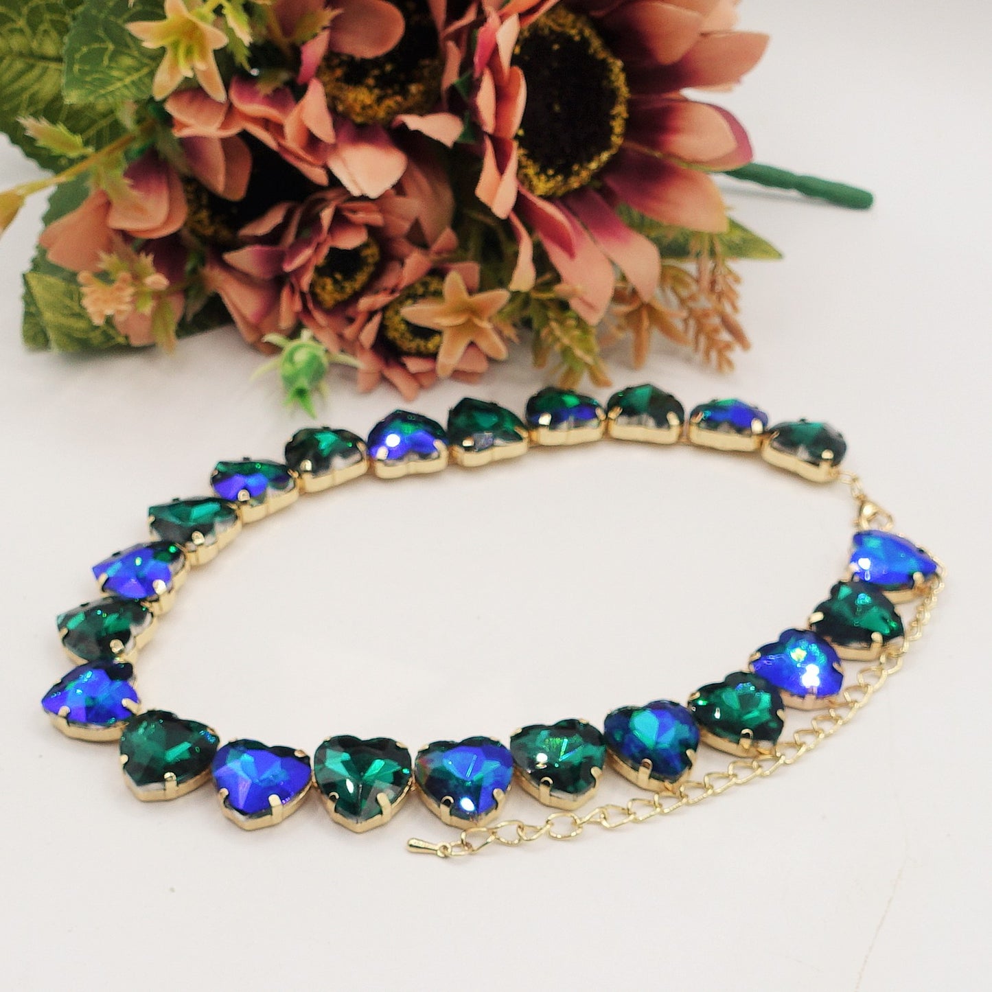 LUCE HEARTS 2.0 - collier con pietre A CUORE sfaccettate