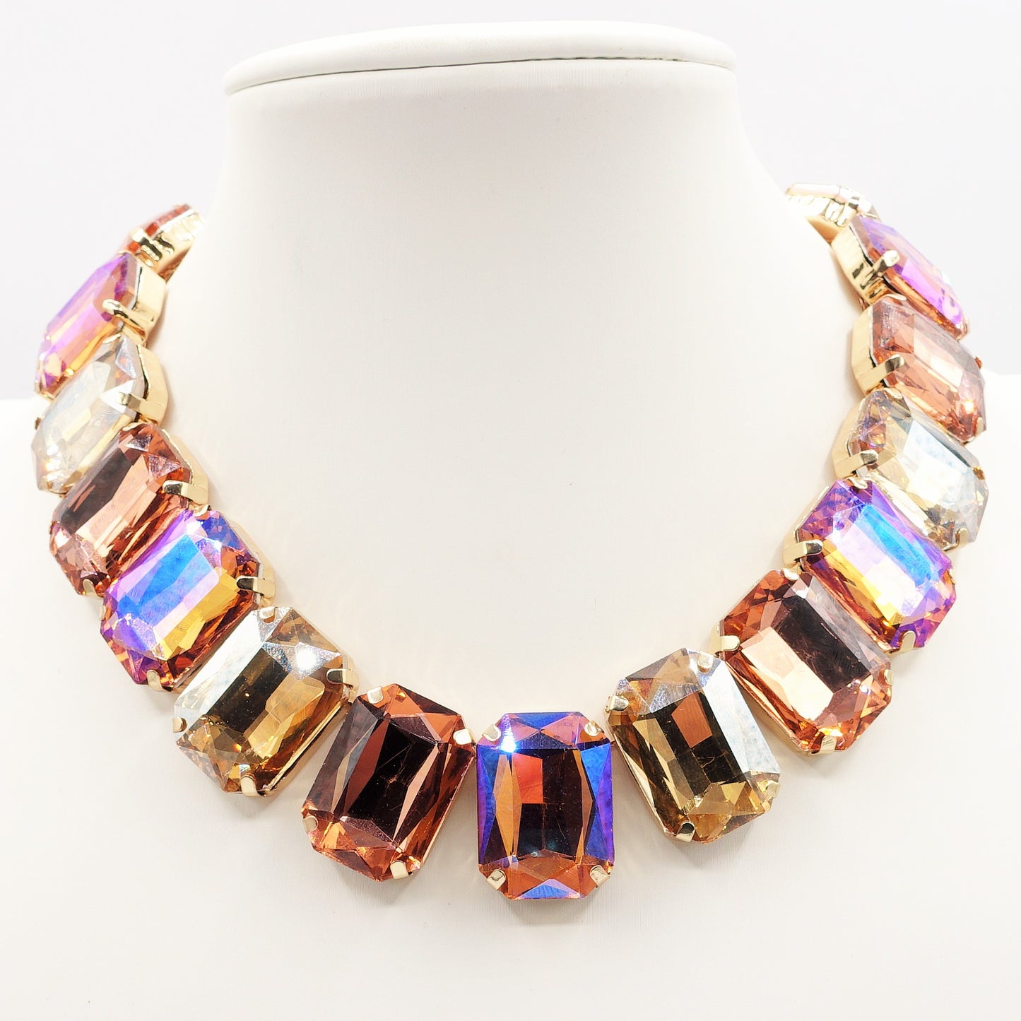 MARGOT LUXE SET - Collier ,Bracciale e Orecchini con pietre sfaccettate