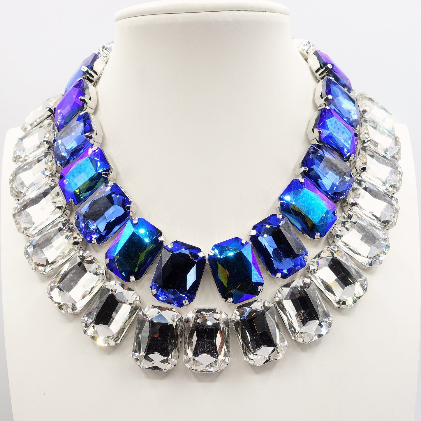 MARGOT LUXE SET - Collier ,Bracciale e Orecchini con pietre sfaccettate