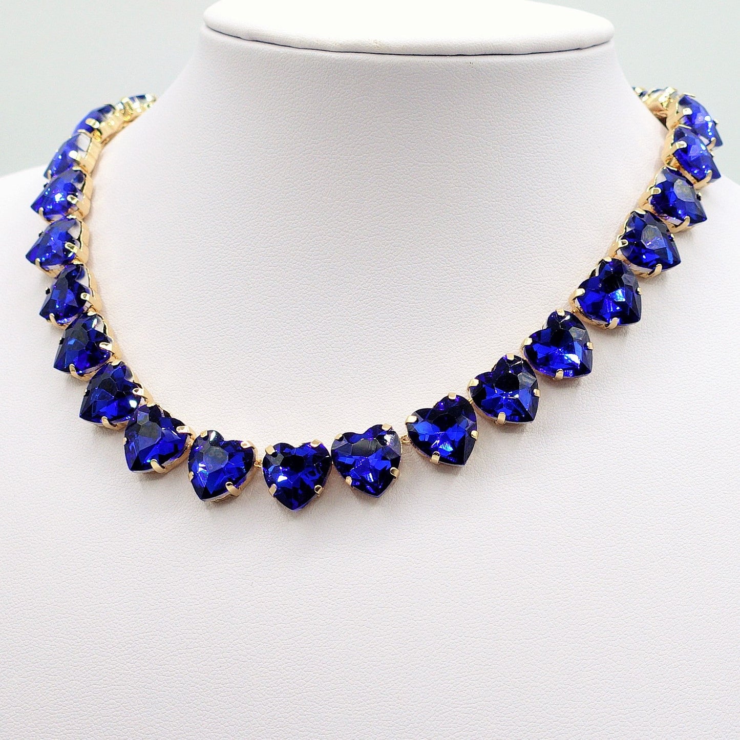 LUCE HEARTS - collier con pietre A CUORE sfaccettate