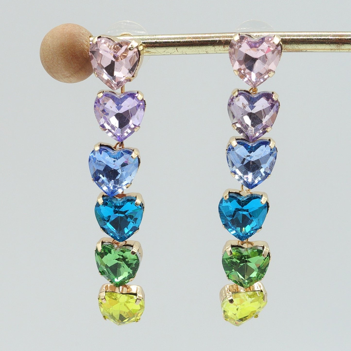 LUCE HEARTS - Orecchini con pietre sfaccettate
