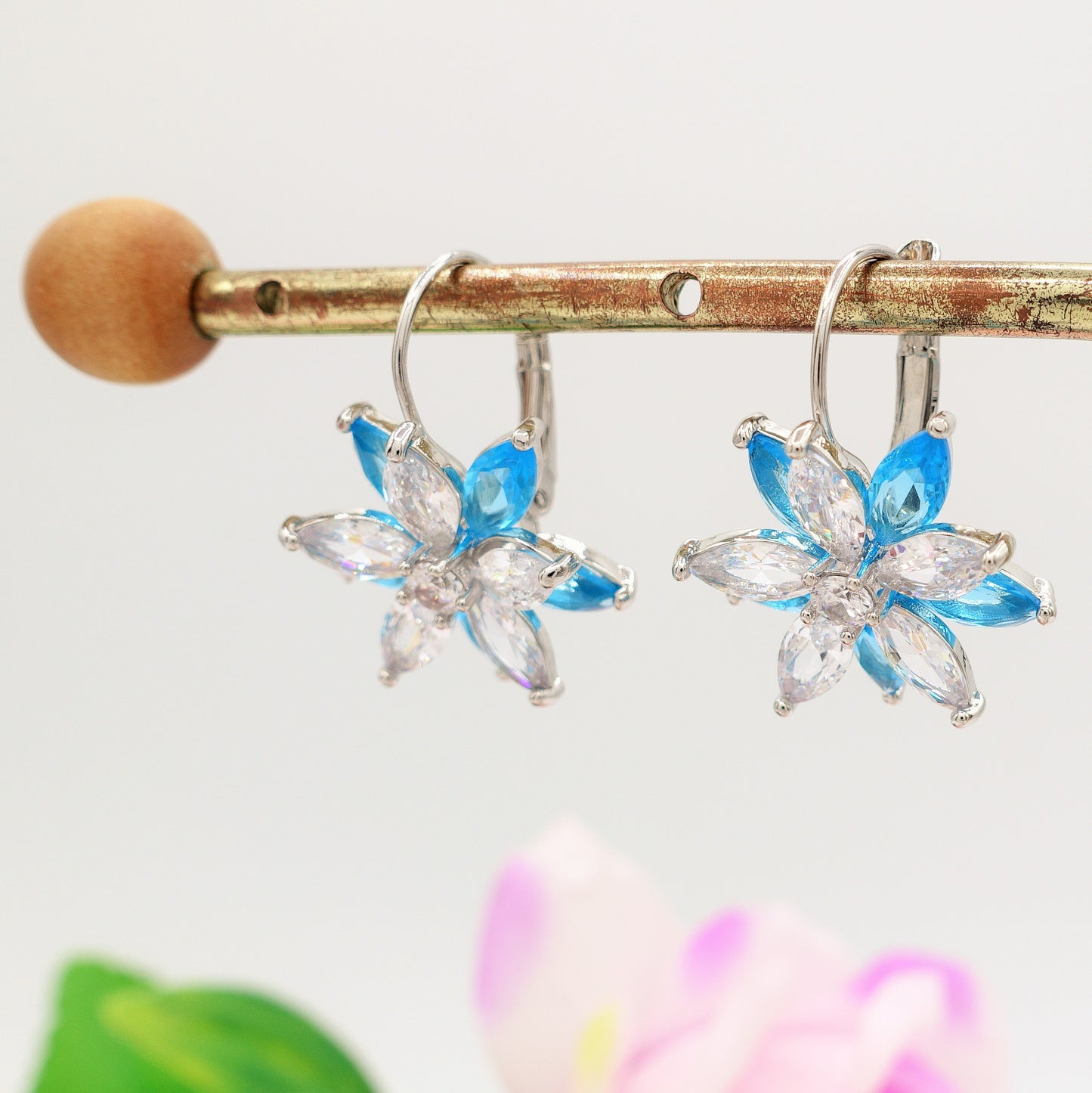 GWEN - Orecchini monachella in cubic zirconia